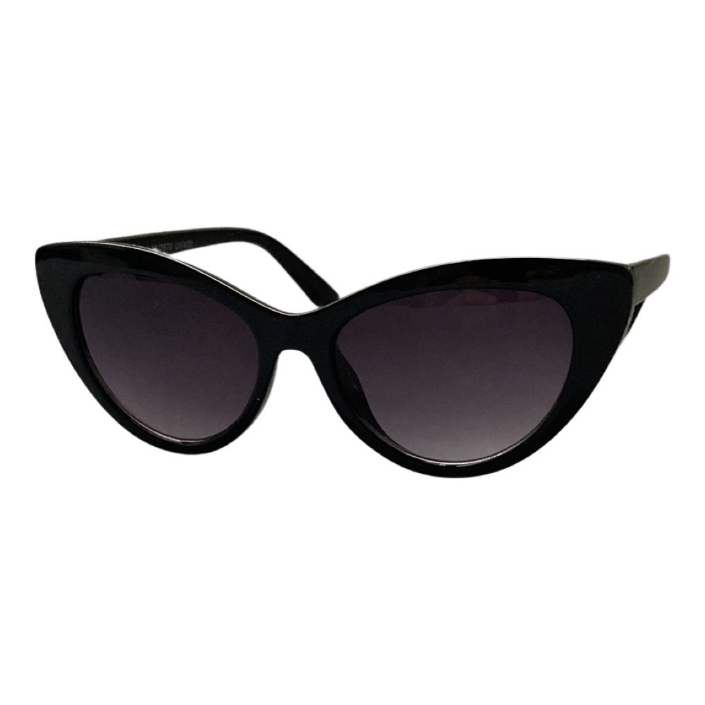 Cat Eye Solbriller "Longview" i Sort - Fantastisk Tilbud!