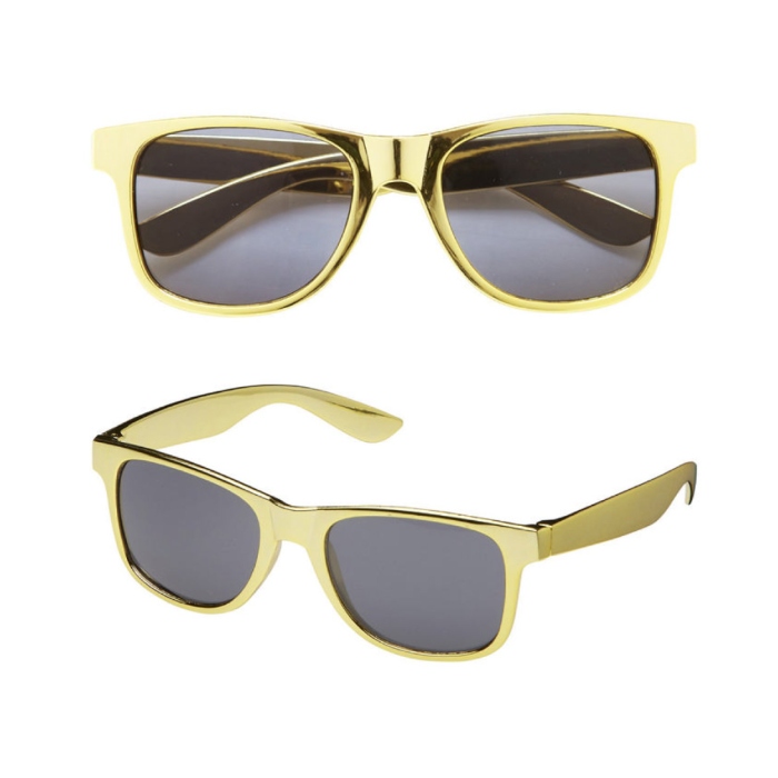 Solbriller Wayfarer i Guld - Fantastisk Tilbud!