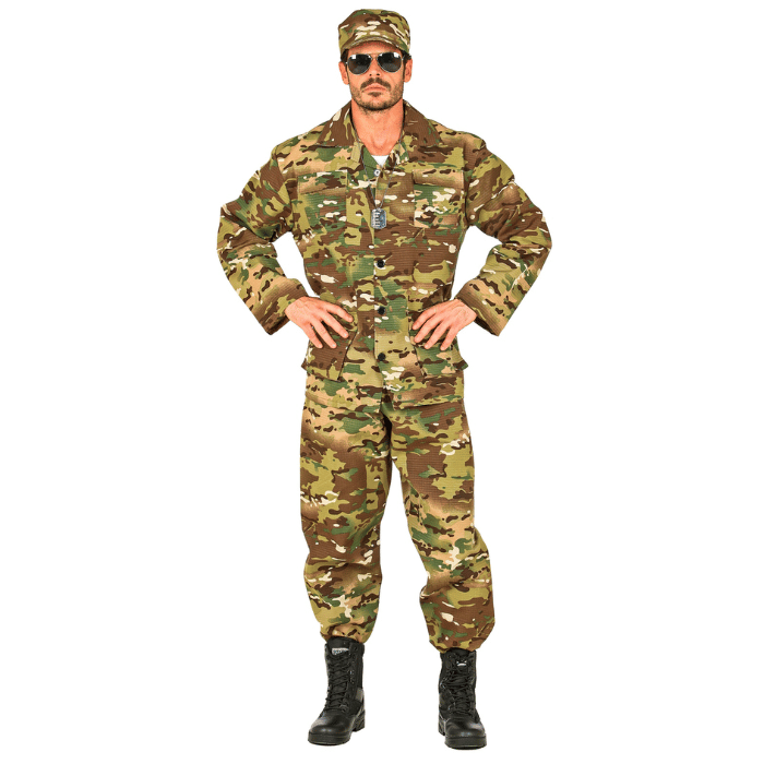Soldat Kamoflage Kostume   Dele