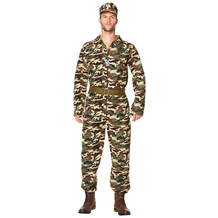 Soldat Kamoflage Kostume til Fest – Fantastisk Tilbud!