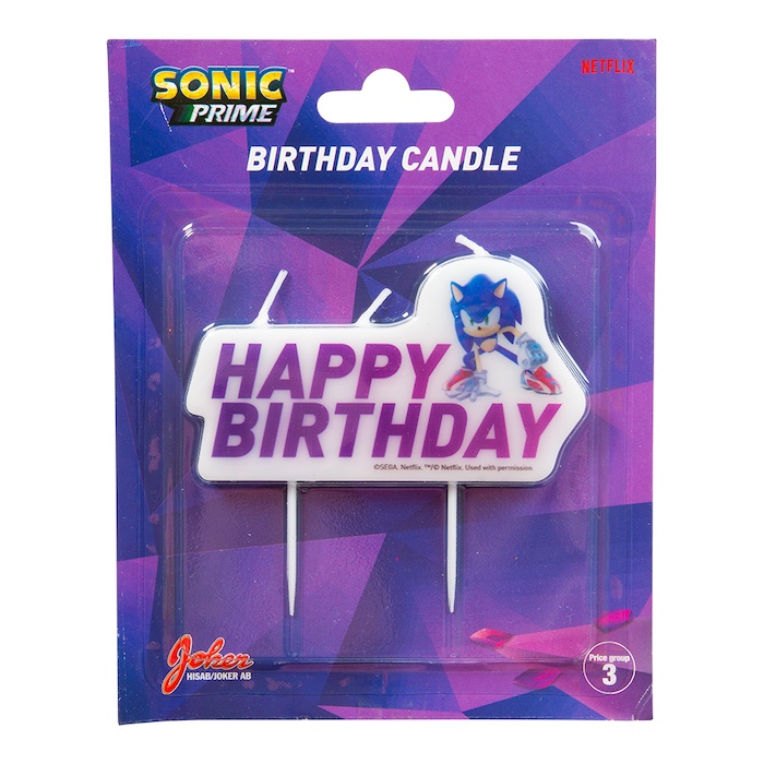 Sonic Fødselsdagslys til Kage – Uundgåelig Festpynt!