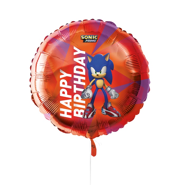 Sonic Rød Fødselsdags Folieballon - Uforglemmelig Fest!