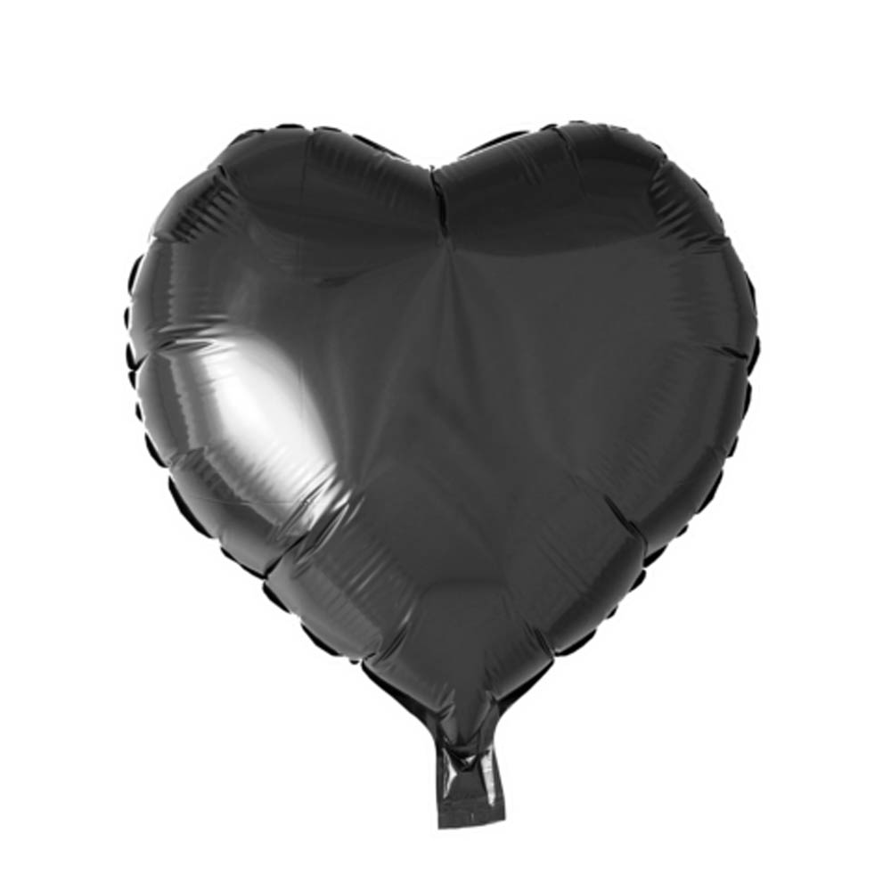 Sort Hjerte Folieballon – Uundgåelig til Festlige Fejringer!