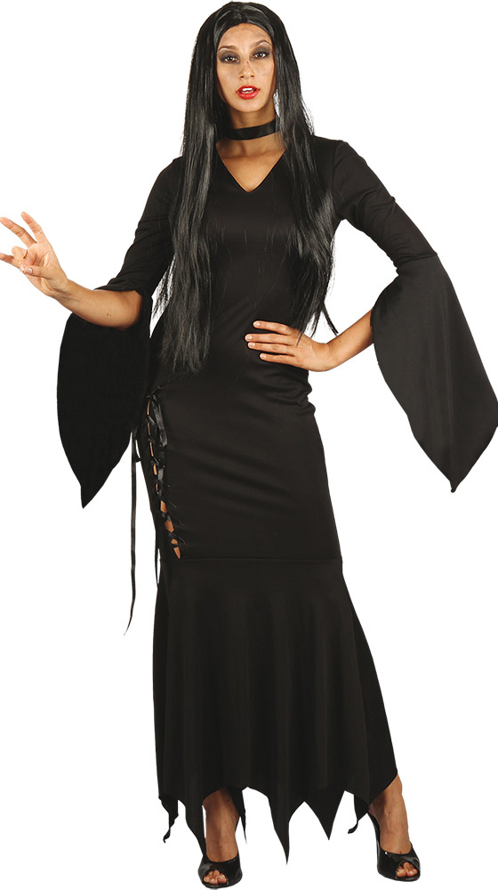Mystisk Sort Kostume til Halloween Fest og Fejring