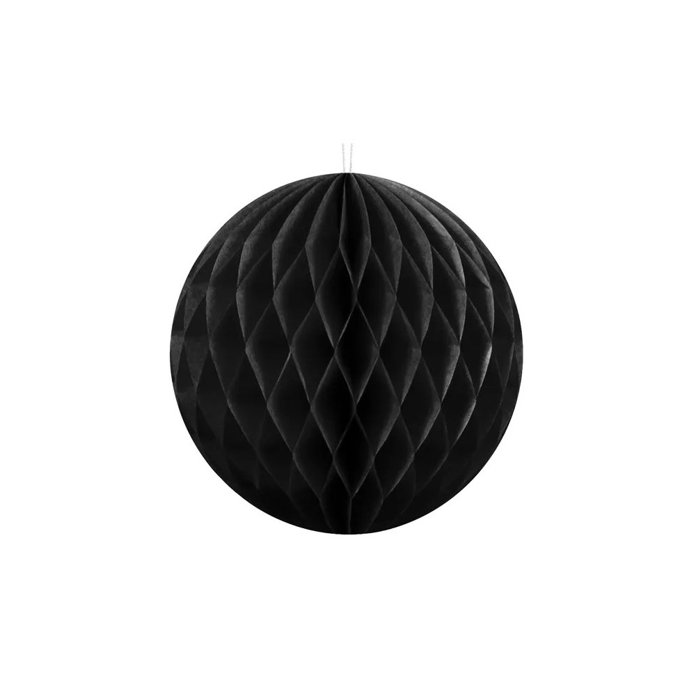 Elegant Sort Honeycomb Dekorationskugle til Fest 10 cm