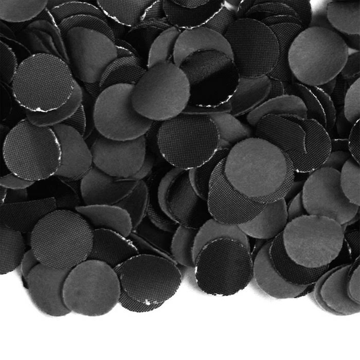Sort Løs Konfetti - 1 Kg til Festlige Begivenheder