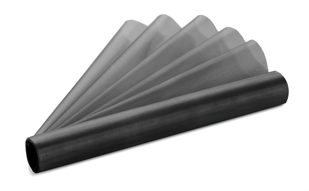 Elegant Sort Organza Bordløber – 9 m til Festlig Dekoration