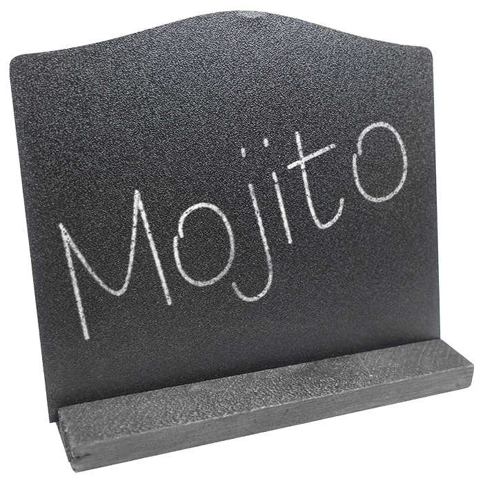 Sort Tavle 12x15 cm - Fantastisk tilbud hos PartyVikings.dk