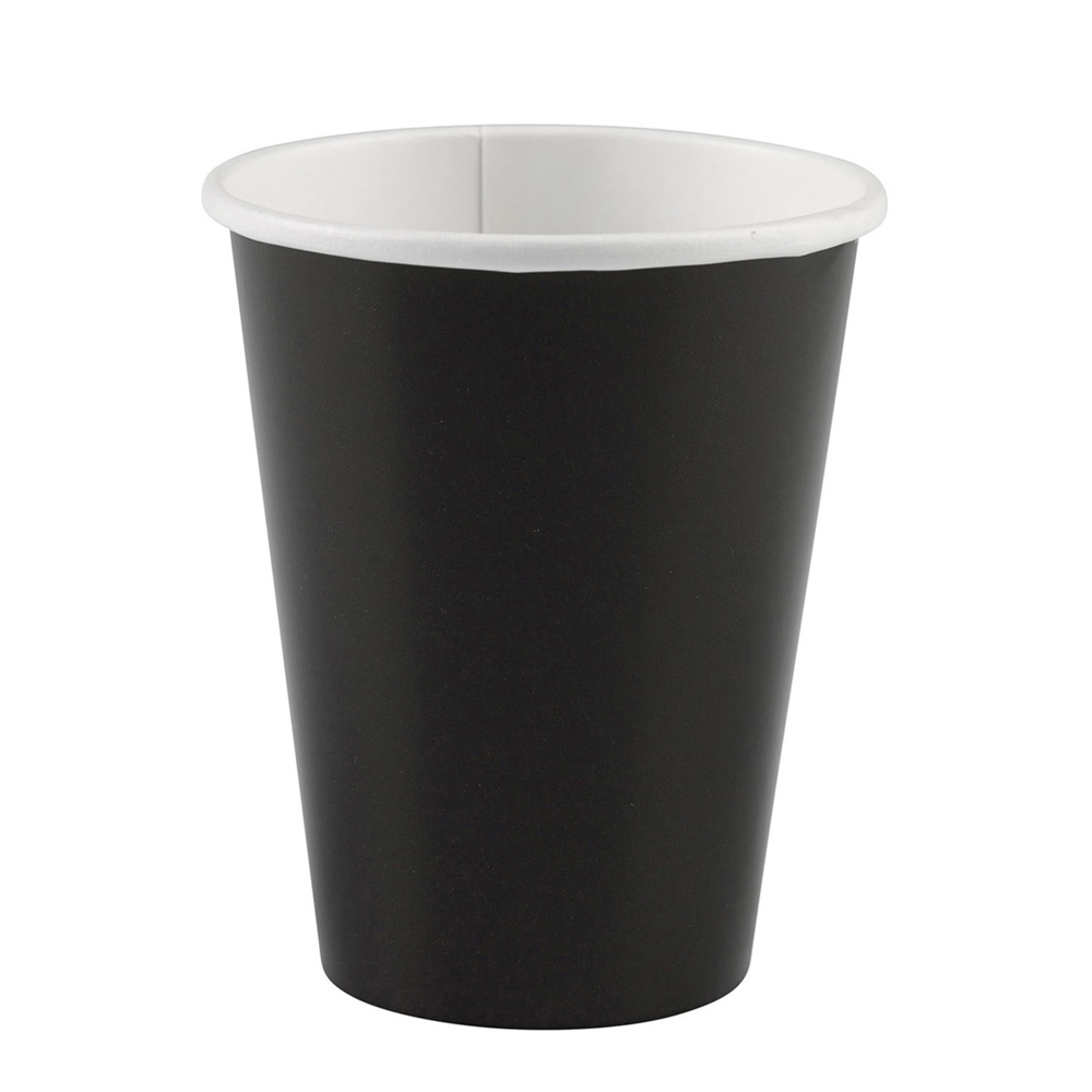 Elegante sorte papkrus - 8 stk. til festlige lejligheder!