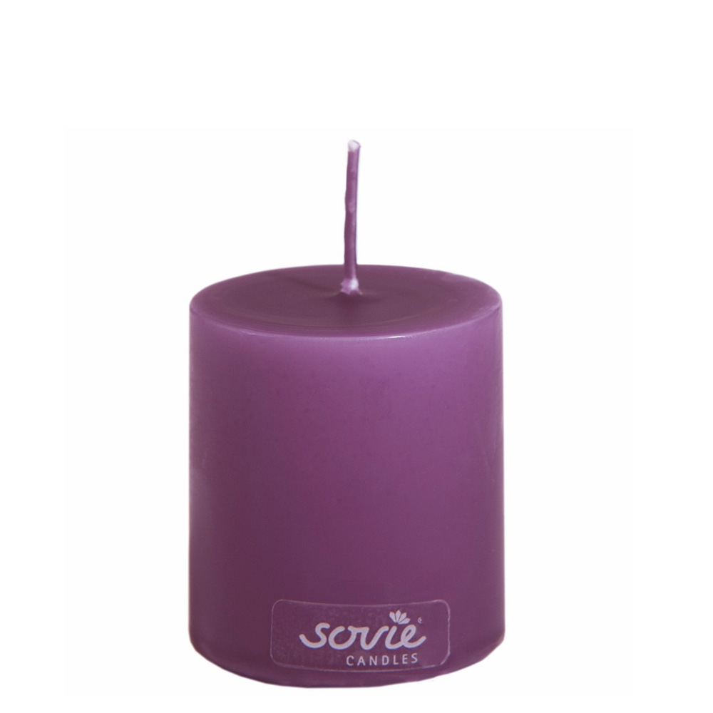 Elegant Aubergine Bloklys – Ideelt til Festlige Begivenheder