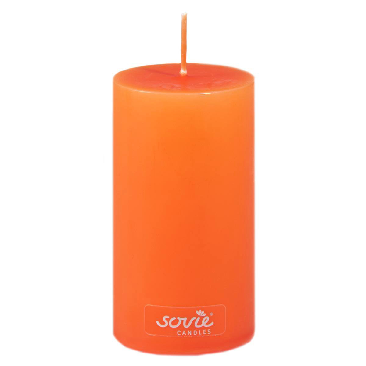 Sovie Orange Bloklys 5x10 cm – Ideelt til Festlige Anledninger