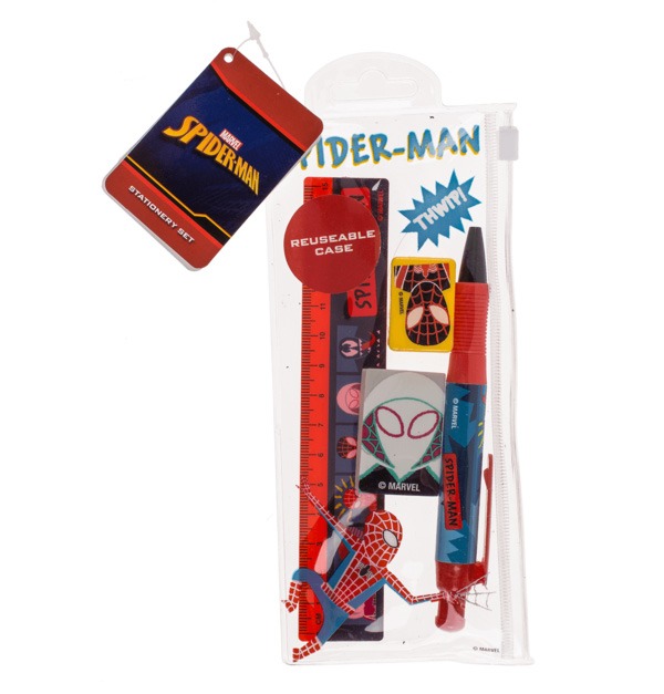 Spider-Man Skrivesæt – 5 Dele til Skoleglæde!