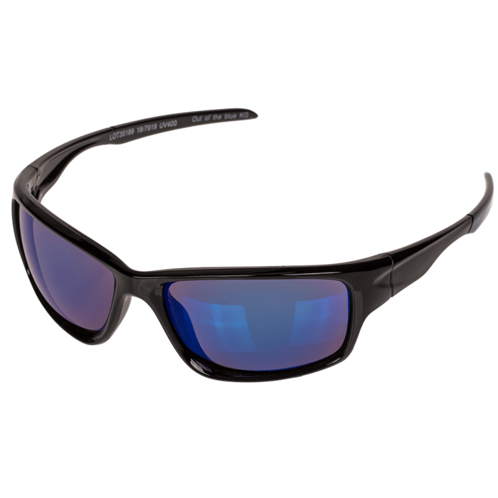 Sportssolbrille "Hautacam" Sort & Blå - Fantastisk Tilbud!