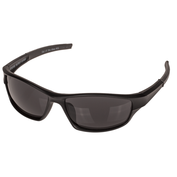 Sportssolbrille "Mont Ventoux" i Sort og Grå - Udsalg!