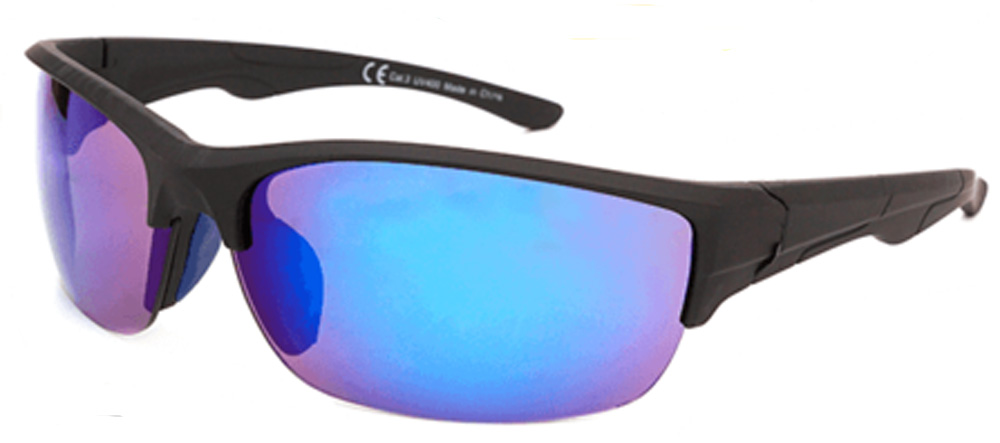 Sportssolbrille "Puy de Sancy" med blåt spejlrefleks