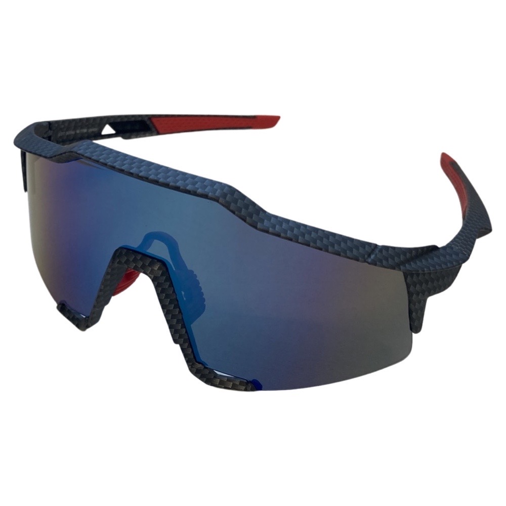 Sportssolbrille "Semnoz" med blåt glas - Fantastisk Udsalg!
