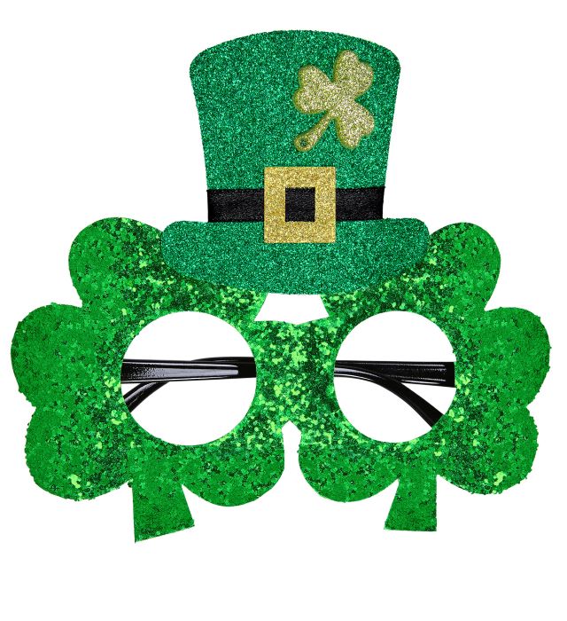 Glitrende St. Patricks Day Briller – Festligt Tilbehør!