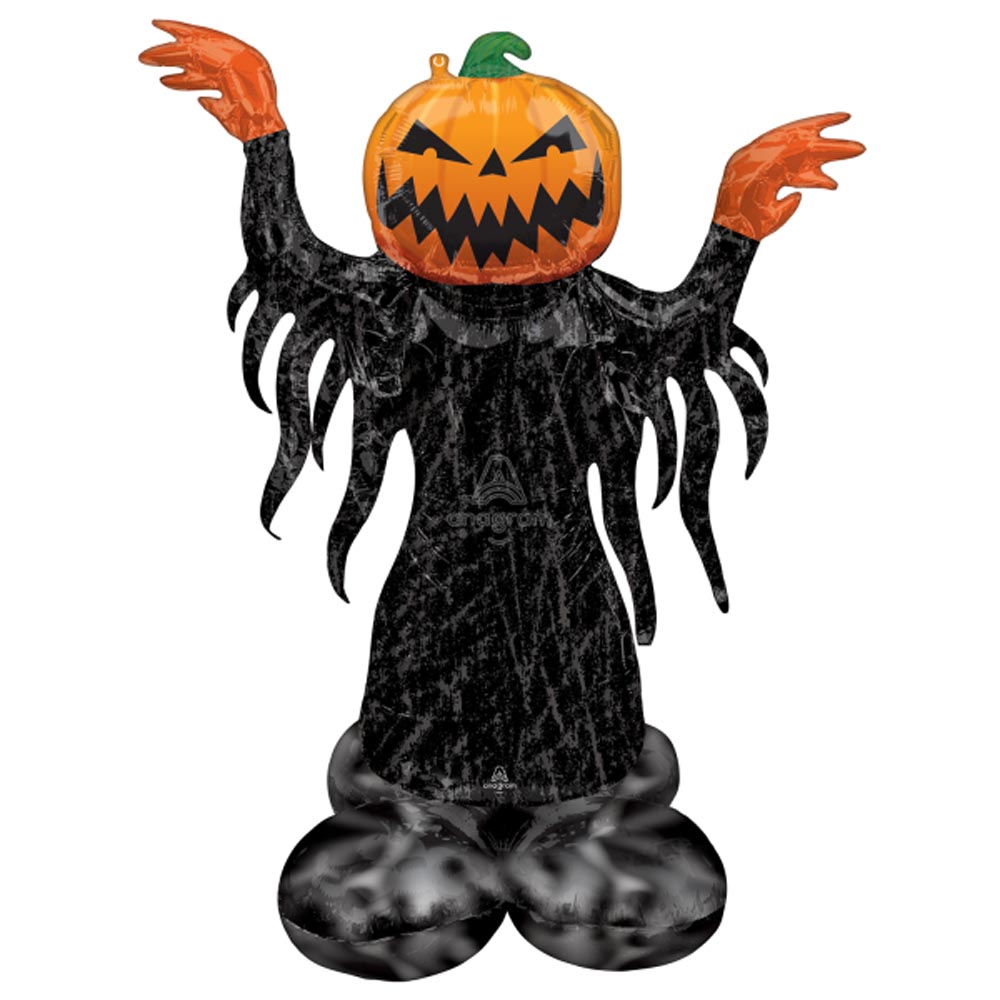 Kæmpe Halloween Græskar Folieballon – Uundgåelig Festdeko!