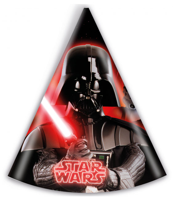 Star Wars Festhatte – 6 stk. til Børnefødselsdagseventyr