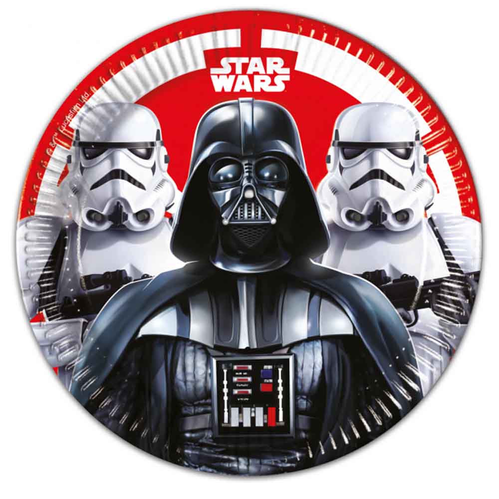 Star Wars Paptallerkner – Final Battle (8 stk.) til fest