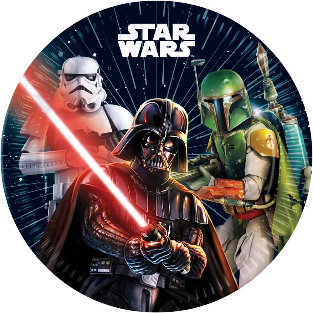 Star Wars Paptallerkner – Darth Vader & Stormtrooper 8 stk.