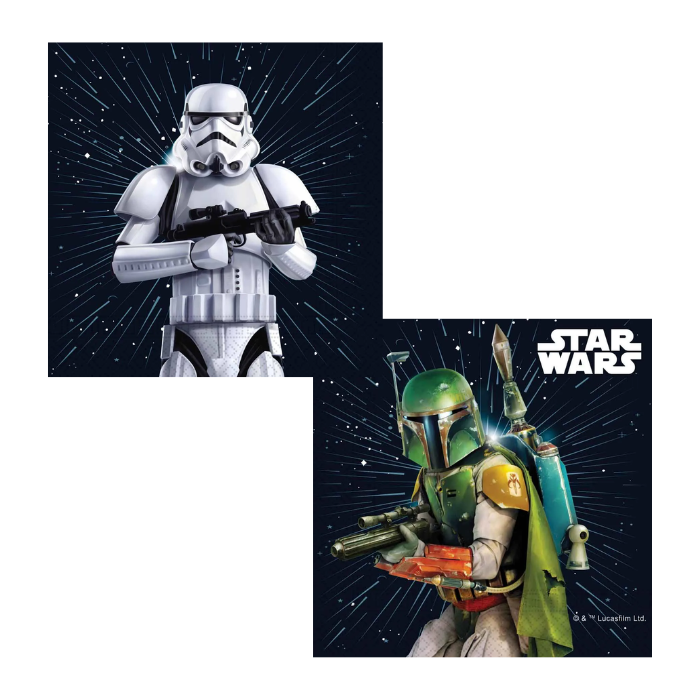 Star Wars Servietter - 20 stk. til festlige anledninger