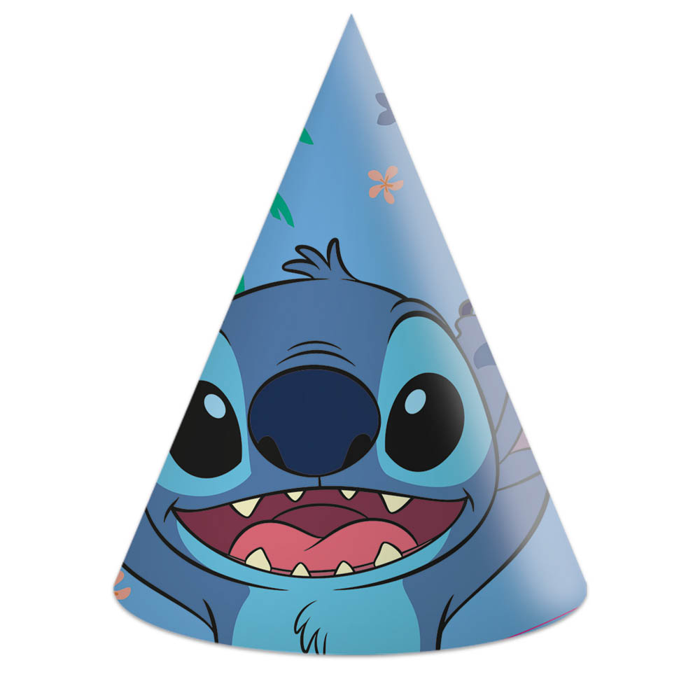 Stitch Fødselsdagsfesthatte – 6 Farverige Hatte til Festen!