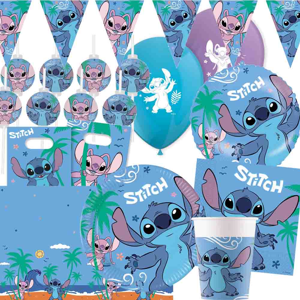 Stitch Festpakke til 8 – Uforglemmelig Børnefest!