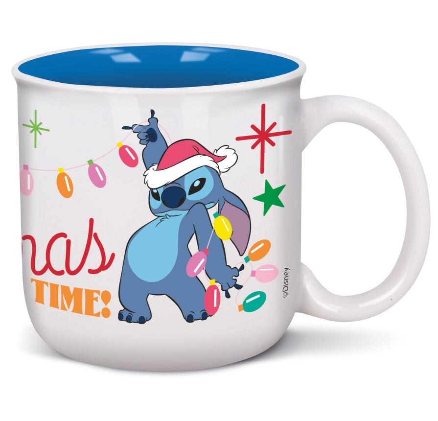 Stitch Julekrus i Porcelæn med Festlige Motiver - Julestemning