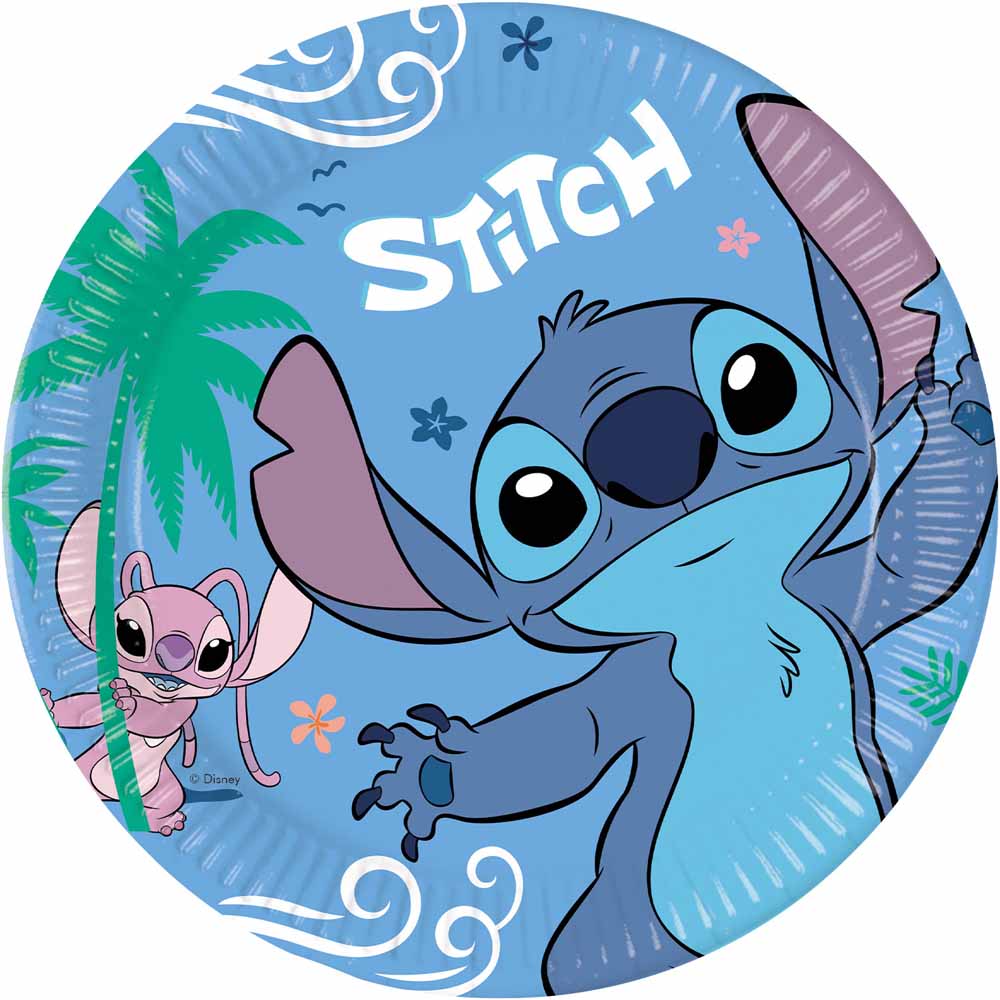 Stitch Paptallerkner til Børnefest – 8 Festlige Tallerkner