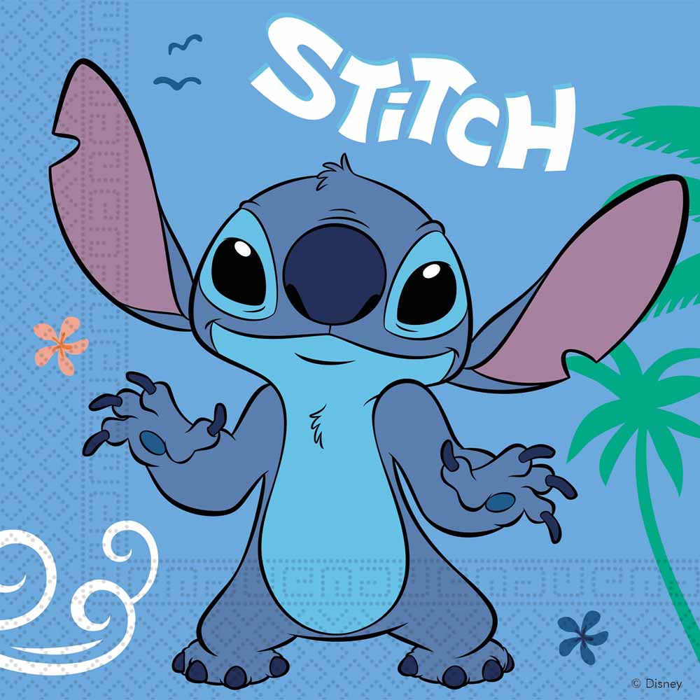Stitch Fødselsdagsservietter – 20 Stk til Festlige Stunder
