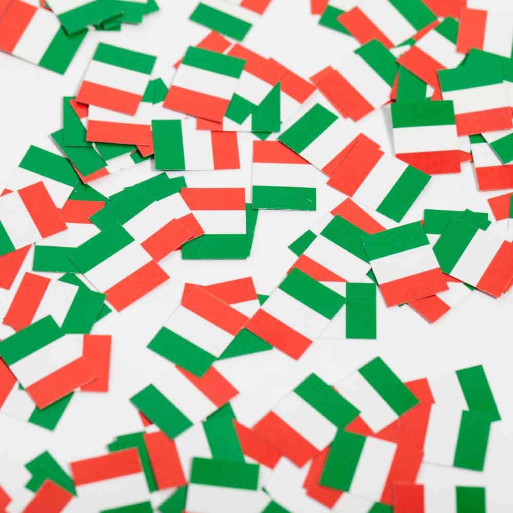 Italienske Papirstrøflag – 150 Stk. til Fest og Dekoration