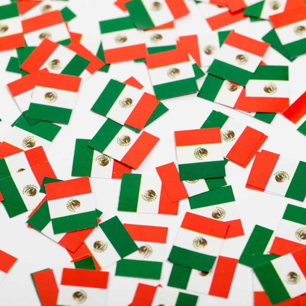 Festlige Mexicanske Papirstrøflag – 150 Stk Dekoration