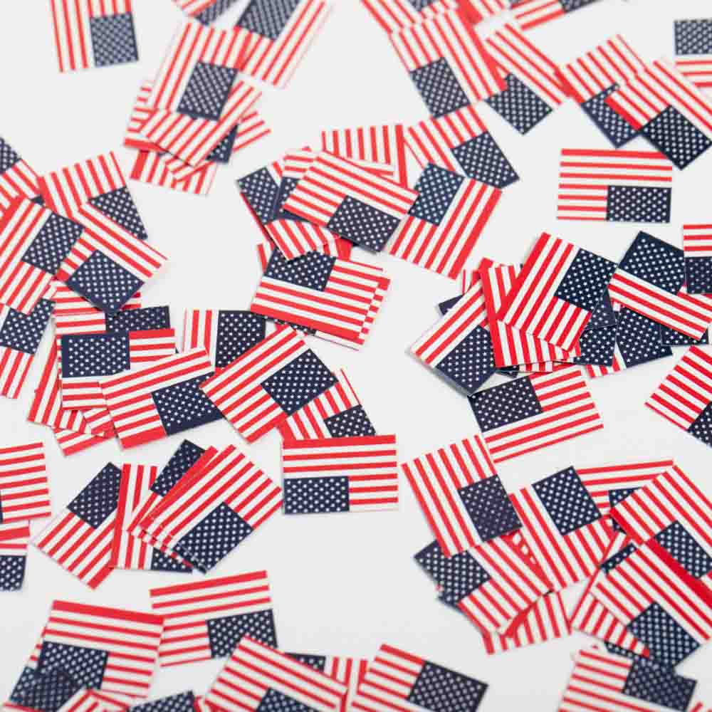 Strøflag USA - 150 stk til festlig dekoration og temaer