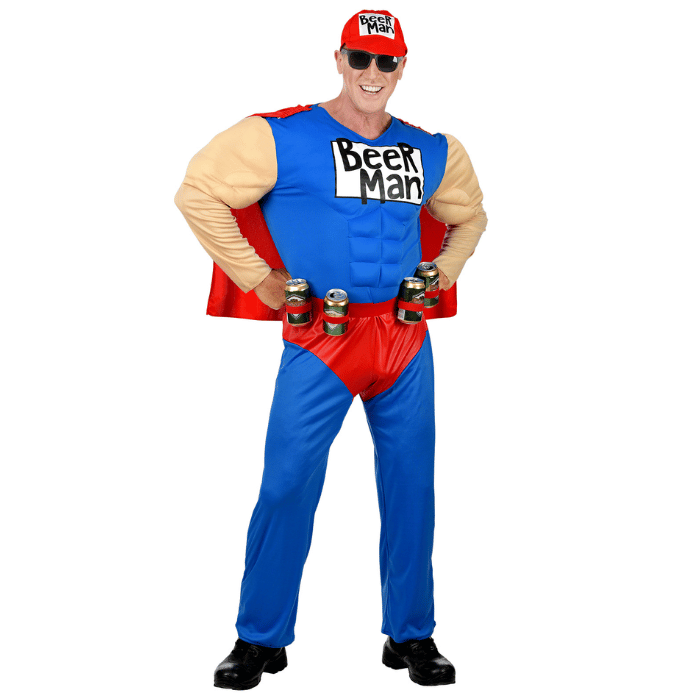 Super Beer Man Kostume til festlige anledninger