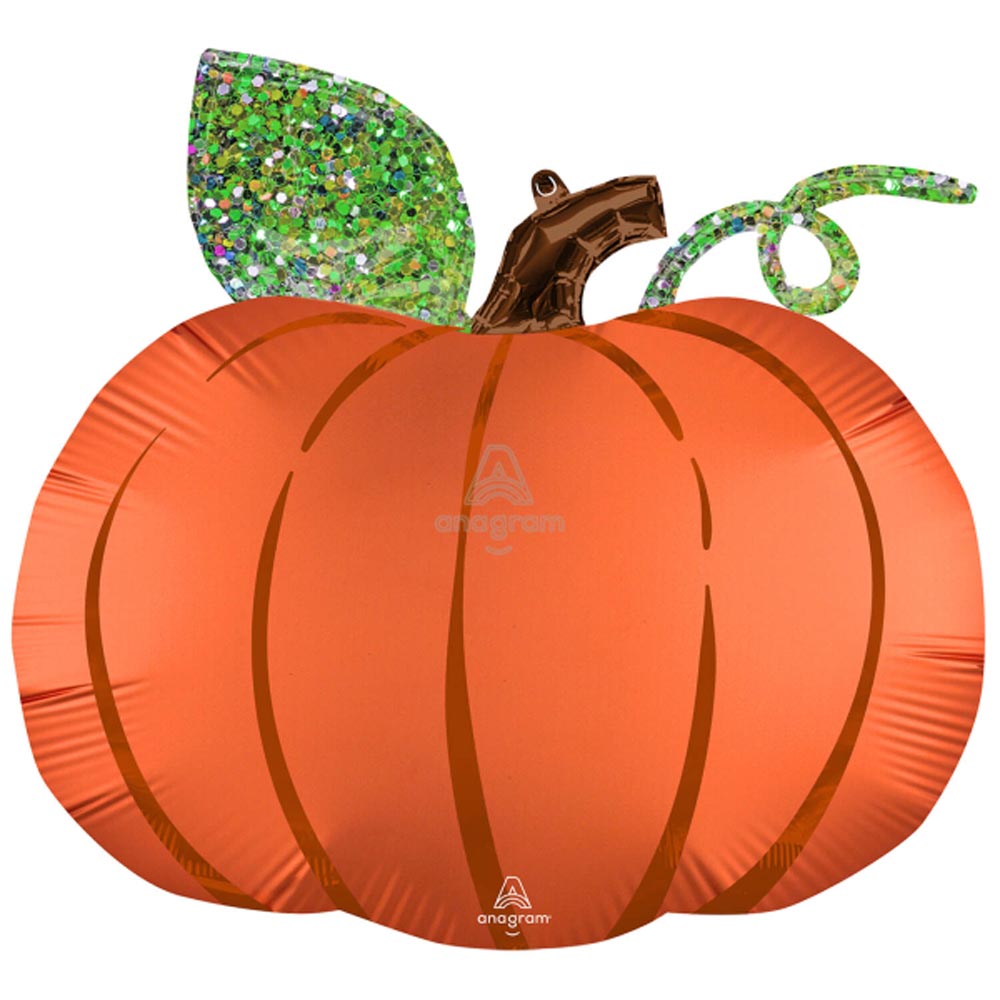 Stort Halloween Græskar Folieballon – Festlig Dekoration