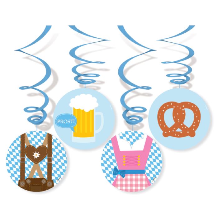 Oktoberfest Svirler - Festlige Dekorationer til Din Fejring