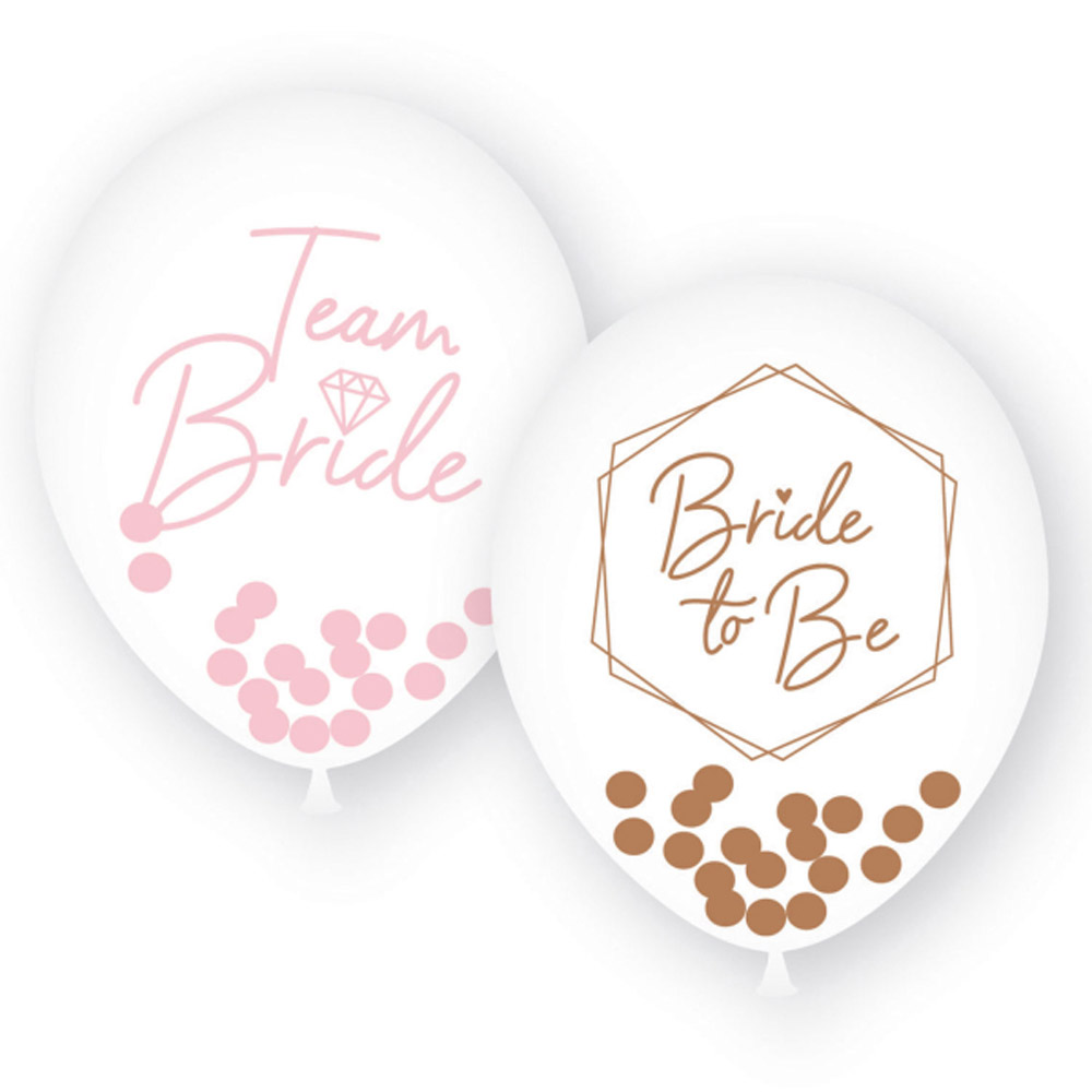 Team Bride Bride     Konfetti Balloner    Stk