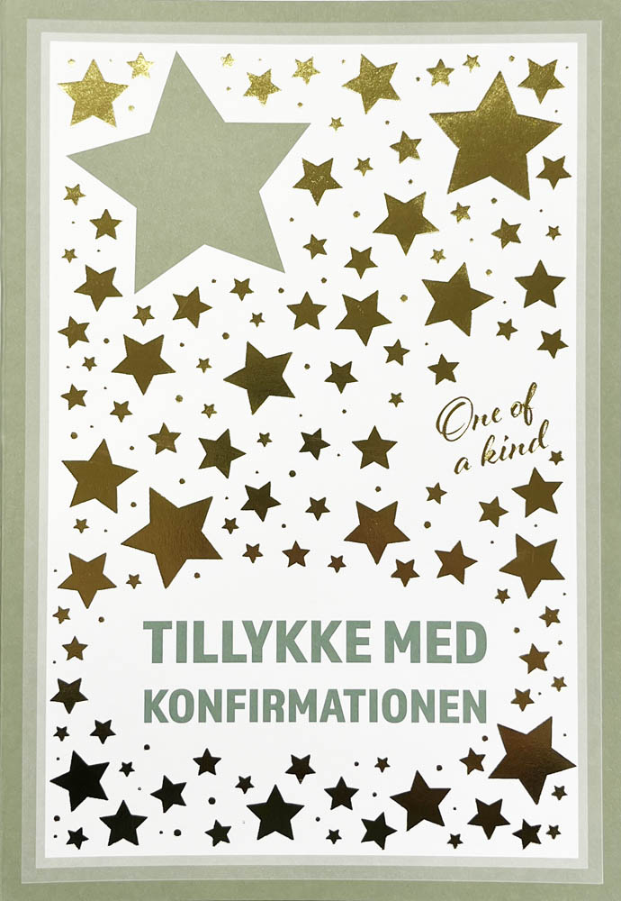 Telegram Til Konfirmation Guldstjerner