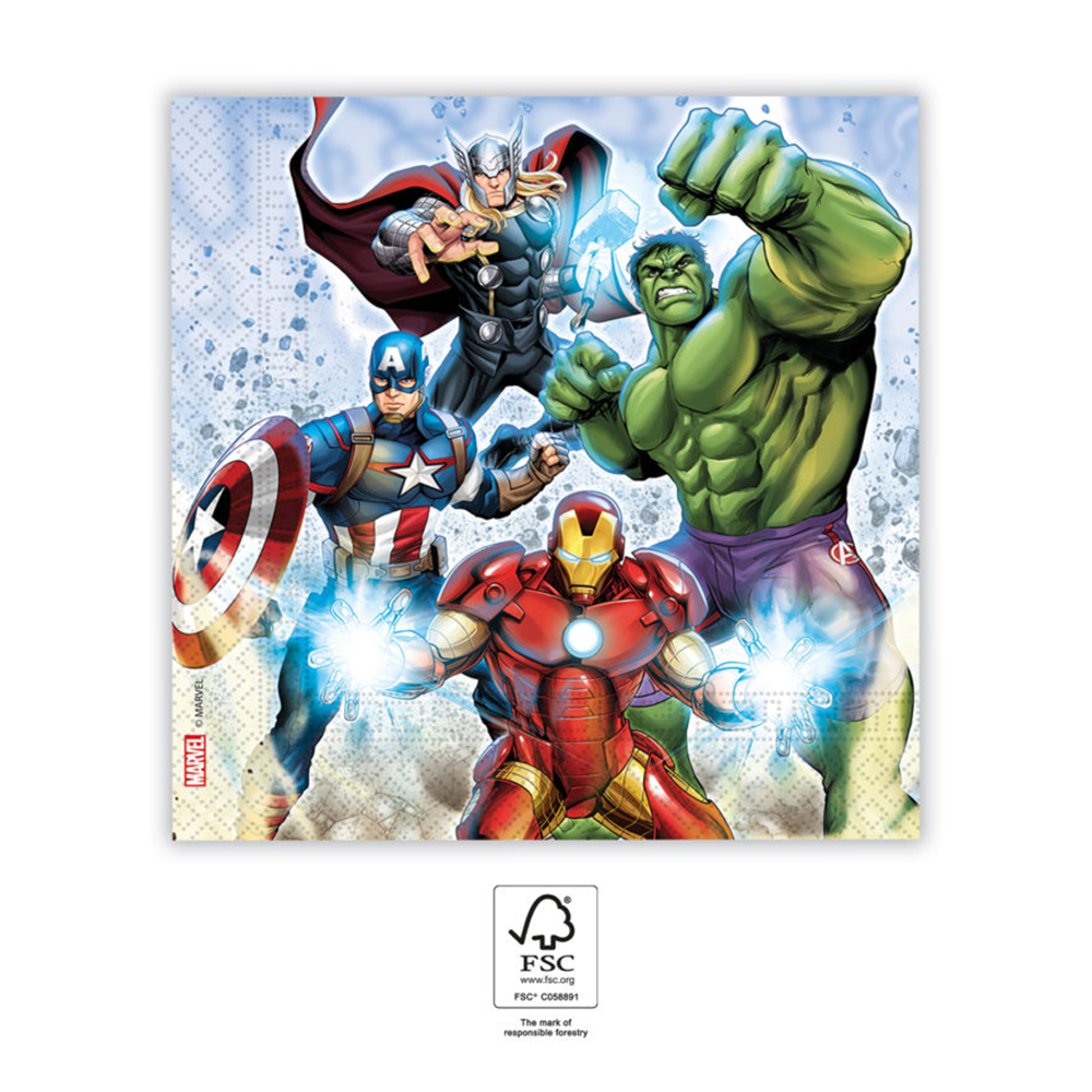 Avengers Servietter - 20 stk. til festlige anledninger