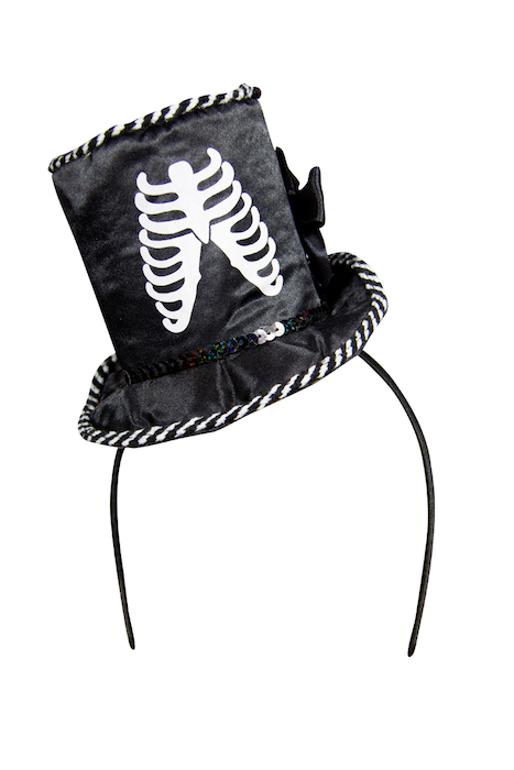 Sort Tiara Hat til Halloween - Perfekt til Temafesten!