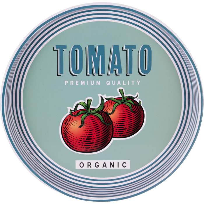 Tomat Serveringsbakke   Tin ø32x4