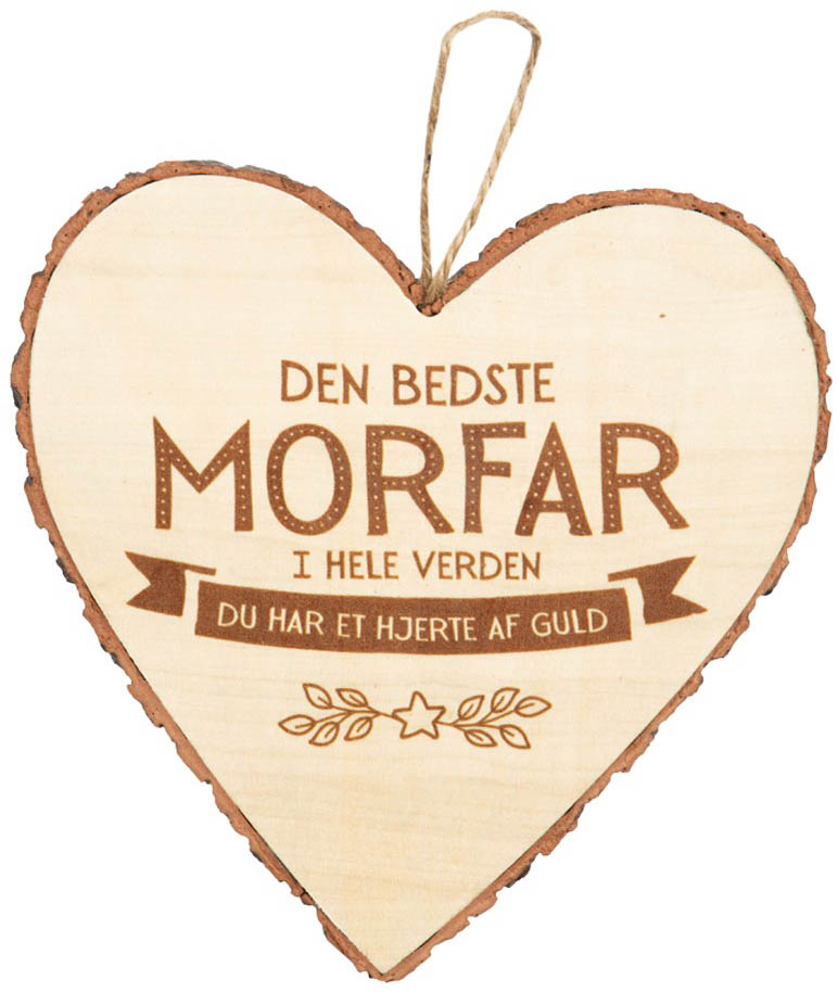 Træhjerte til Morfar – En Betydningsfuld Kærlighedsgave