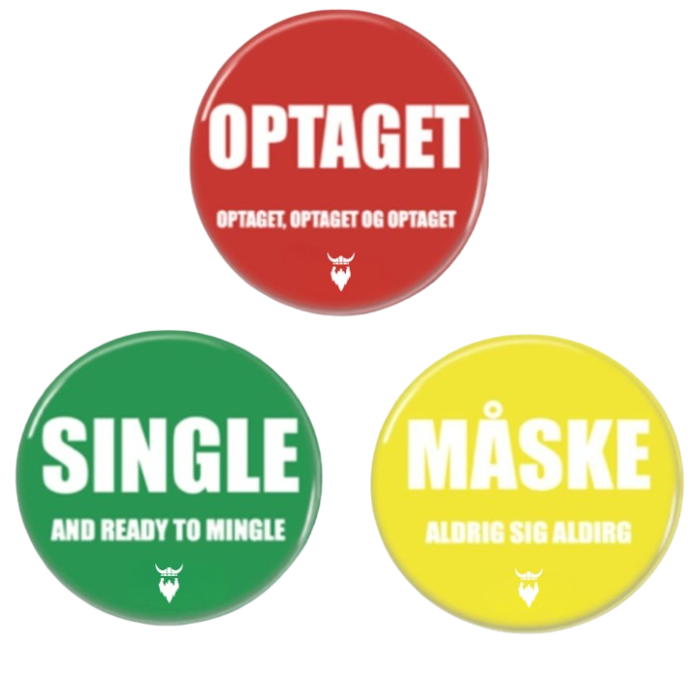 Trafiklys Fest Badges 30x 58