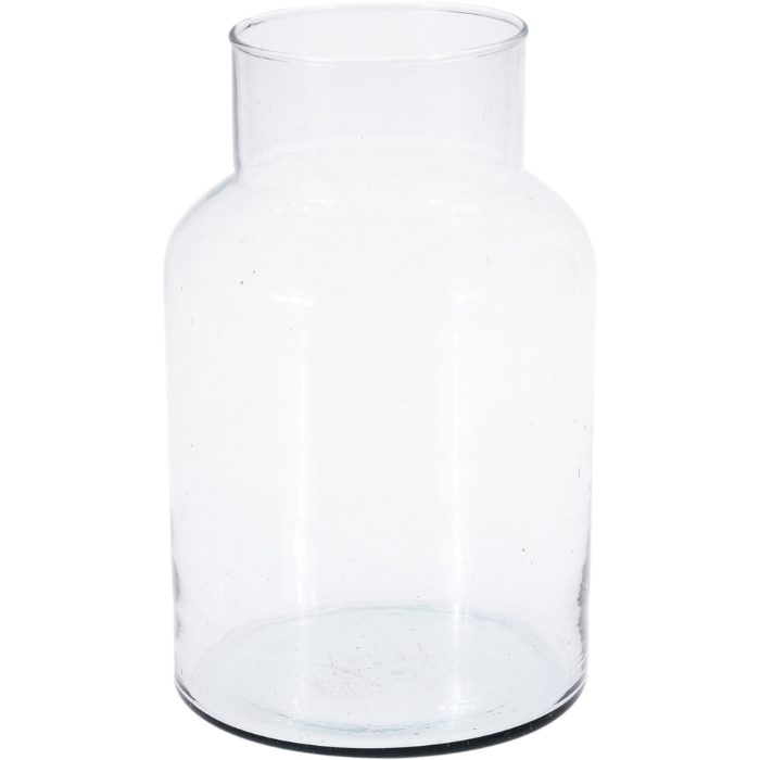 Transparant Vase   Genanvendt Glas 14x26