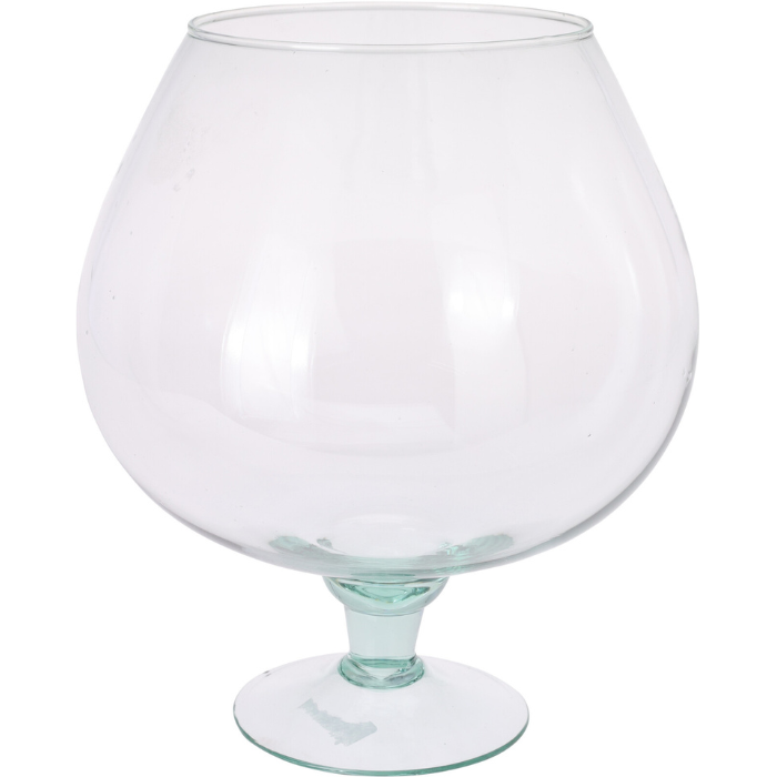 Transparant Vase   Genanvendt Glas 22 5x26