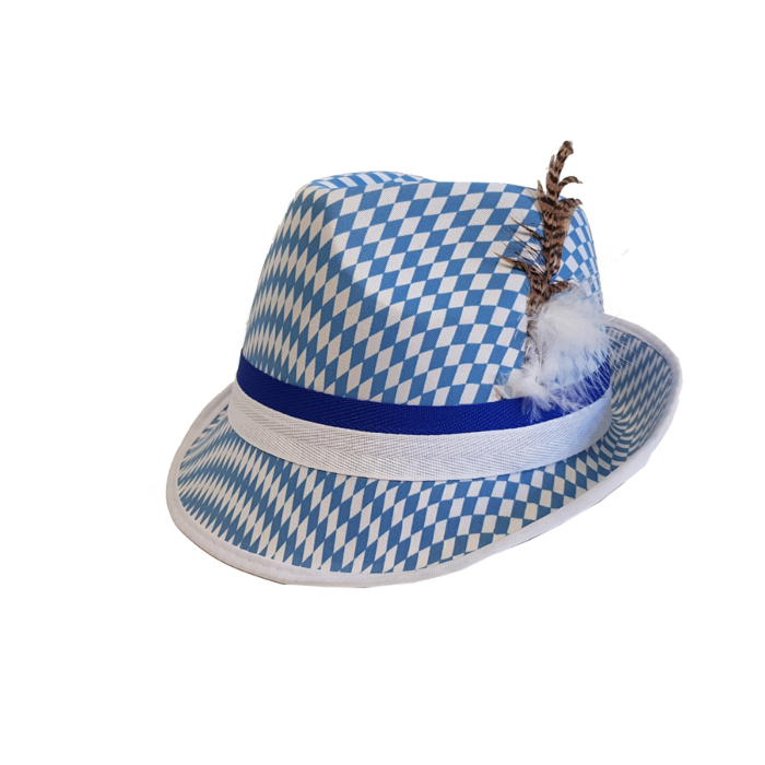 Tyrolerhat til Oktoberfest - Bavaria Blå Unisex