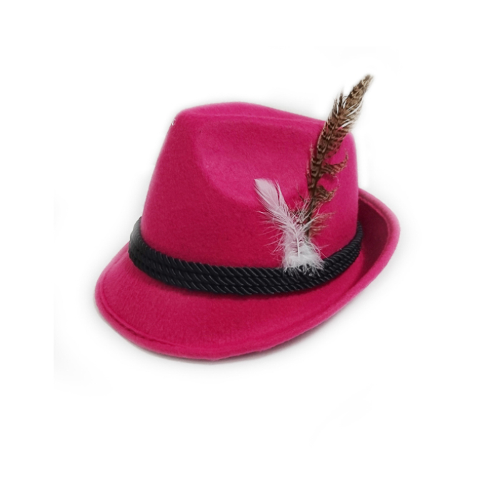 Pink Tyrolerhat til Oktoberfest – Festlig og Farverig!
