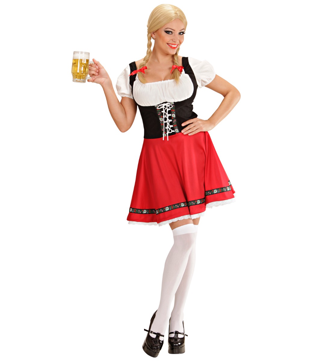 Kort Tyrolerkjole til Oktoberfest - Fantastisk Tilbud!