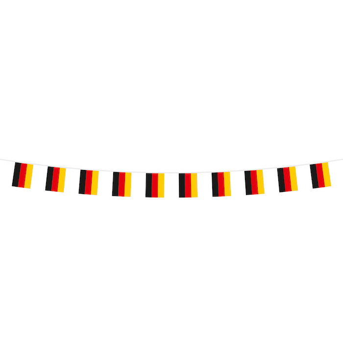 Tysk Flagguirlande - 3 Meter til Festlig Dekoration